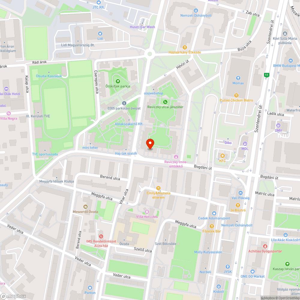 Üres keret bejelentés helye