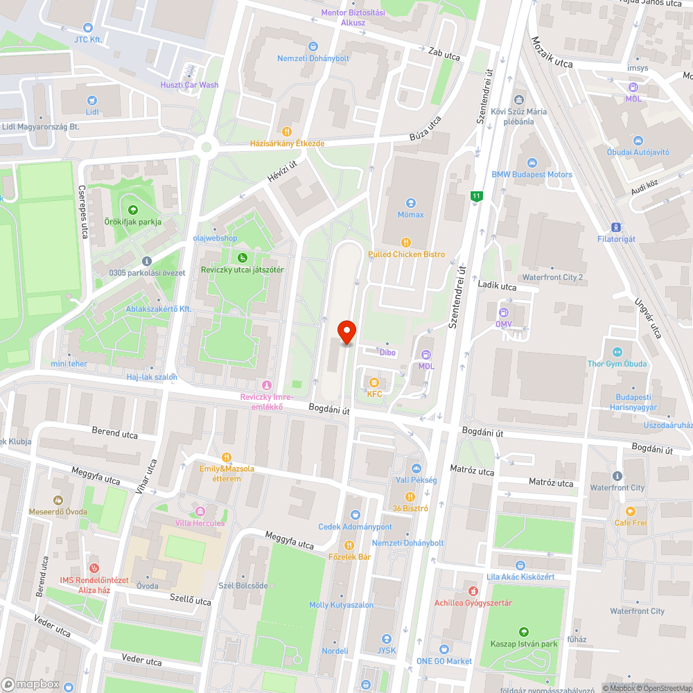 Sérült fedlap bejelentés helye