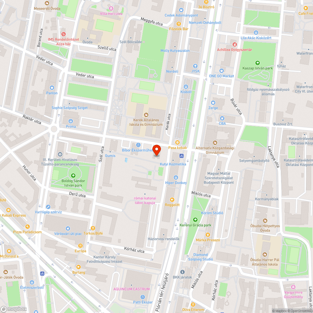 Megsüllyedt vízmű bejelentés helye