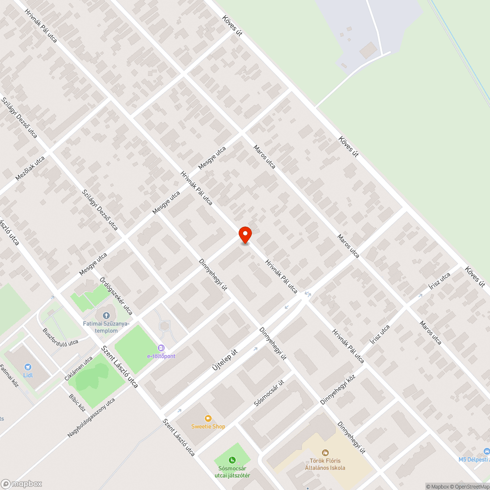 Kopott közmű bejelentés helye