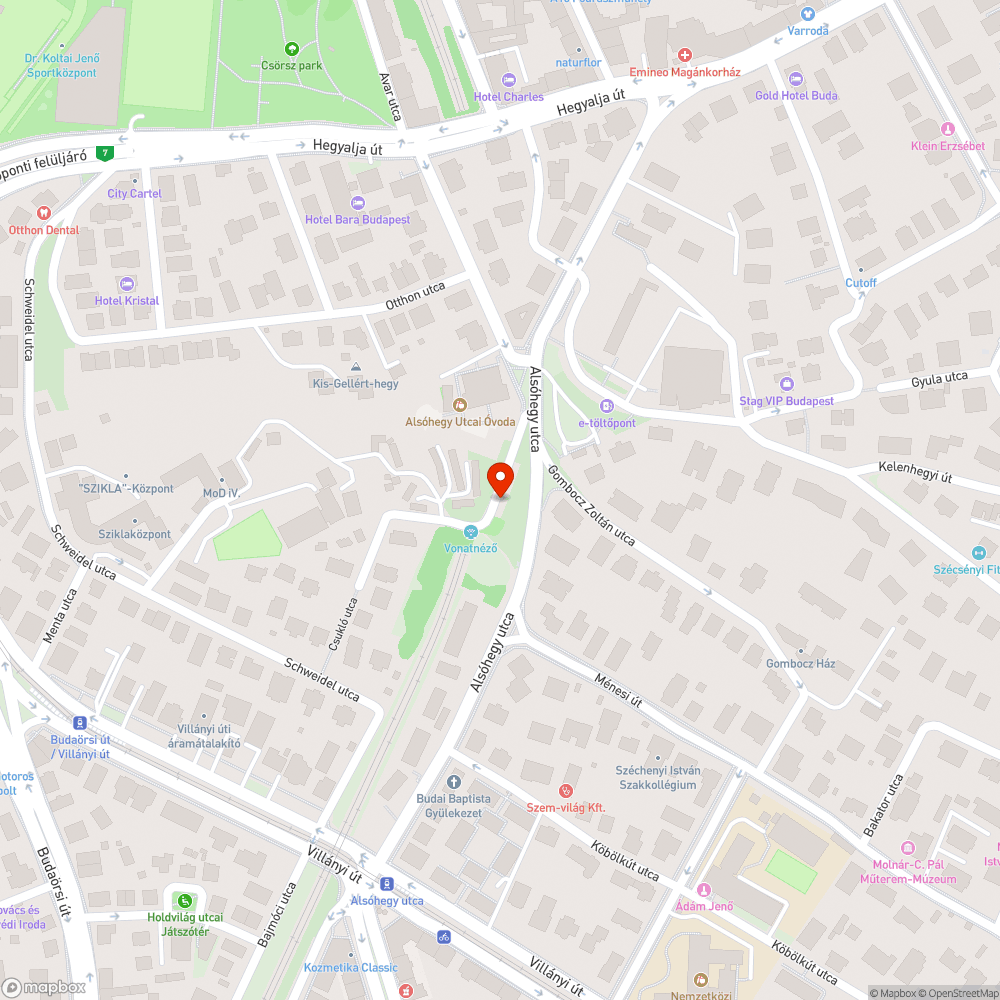 Üres szemetestartók bejelentés helye