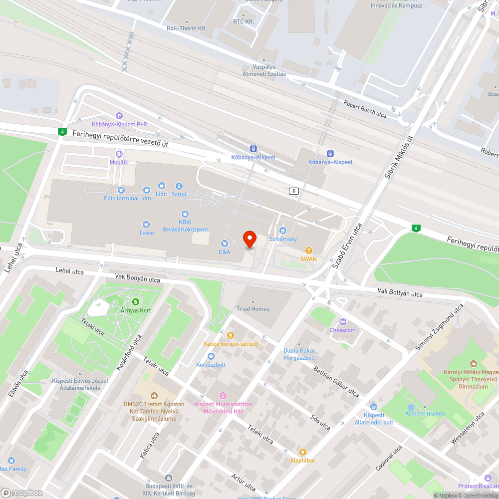 Kiszáradt bokor és fa bejelentés helye