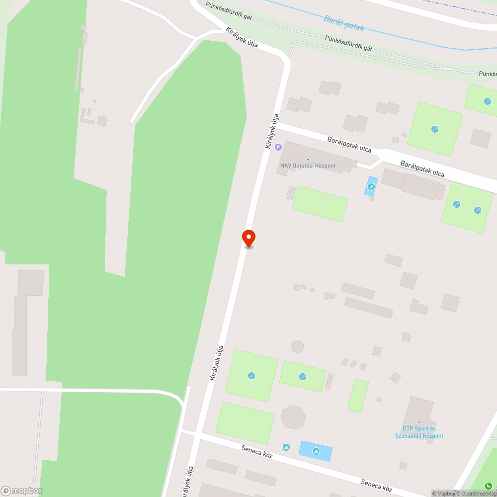 Leszakadt faág bejelentés helye