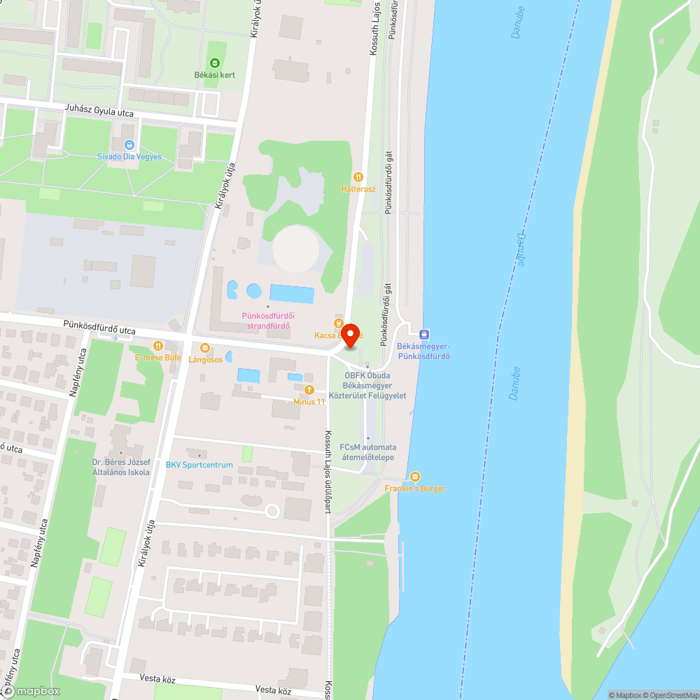 Leszakadt bejelentés helye