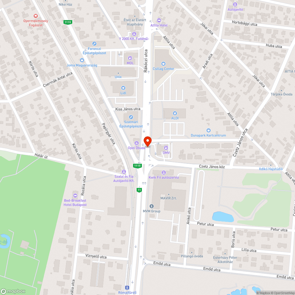 Beszakadt fedlap bejelentés helye