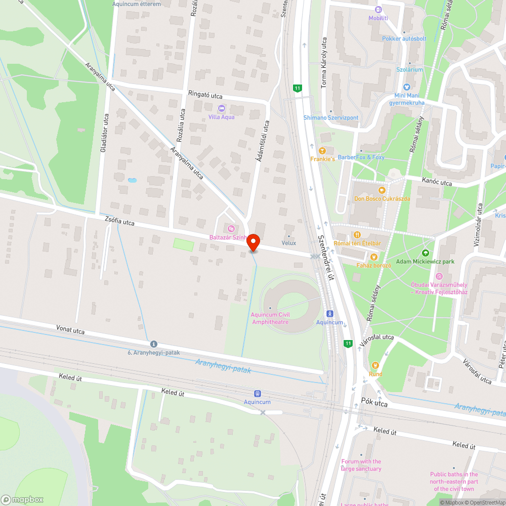 Kátyú bejelentés helye