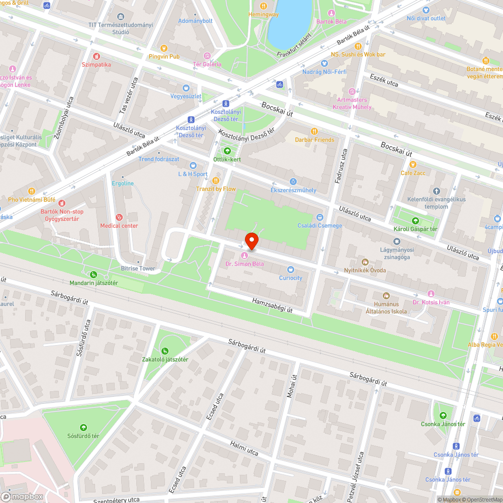 parkoló autó által megrongált favédő kaloda bejelentés helye