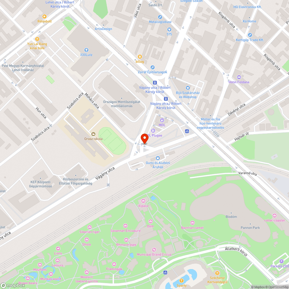 Lekopott zebra bejelentés helye