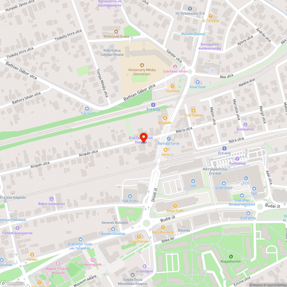 Alispán utca egyirányúsítása bejelentés helye