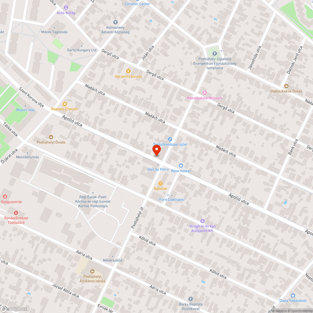 Lyukas fedlap bejelentés helye