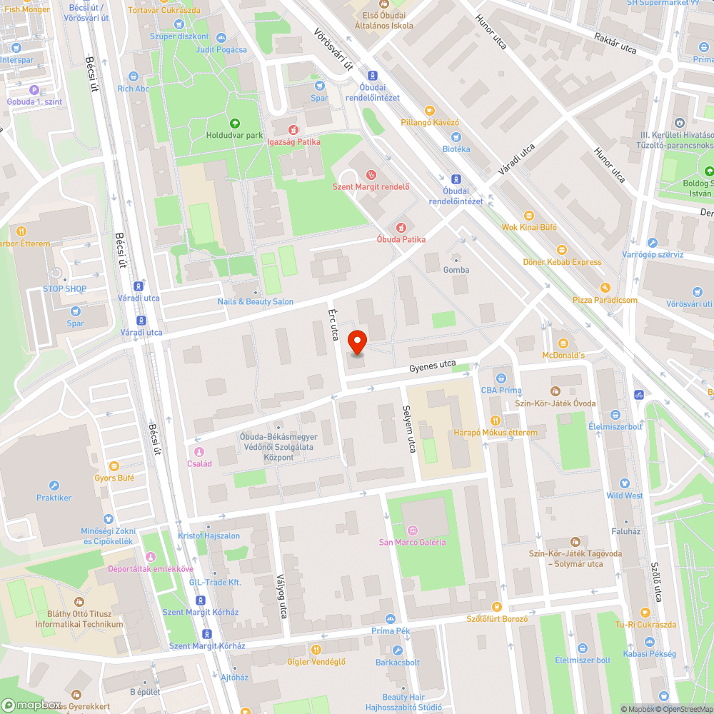 Veszélyes kiszáradt fák bejelentés helye