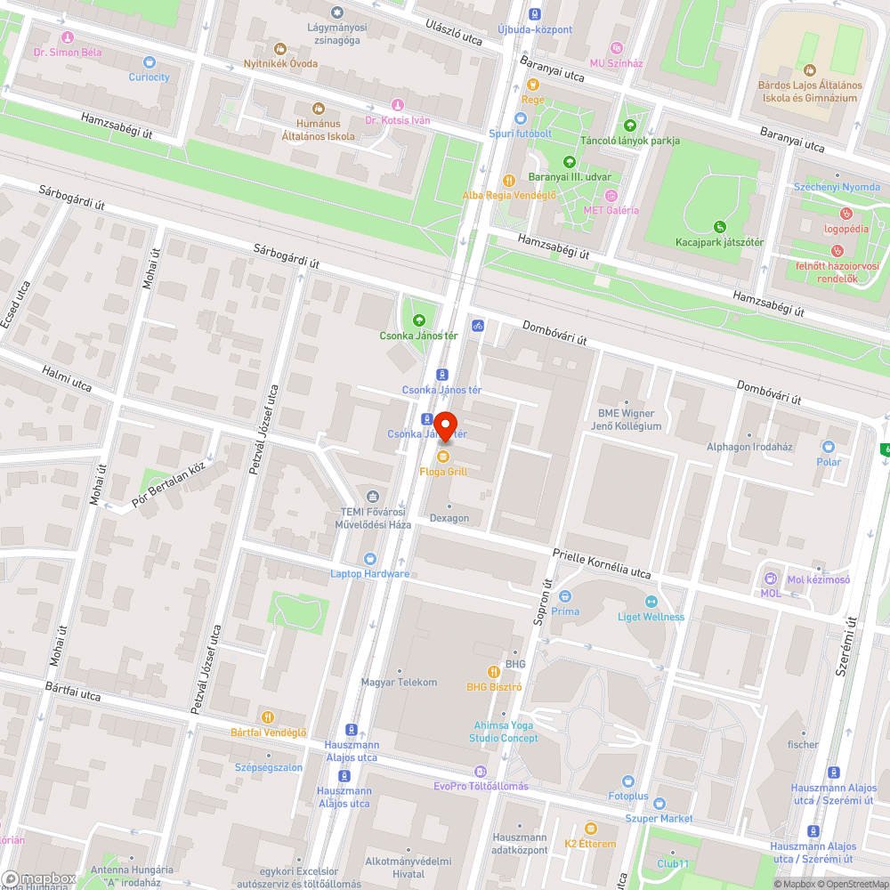 Üvegtörmelék a kerékpársávon bejelentés helye