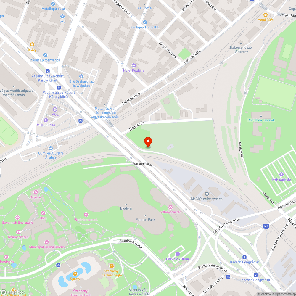 Szeméthalmok a Hajtsár úton bejelentés helye