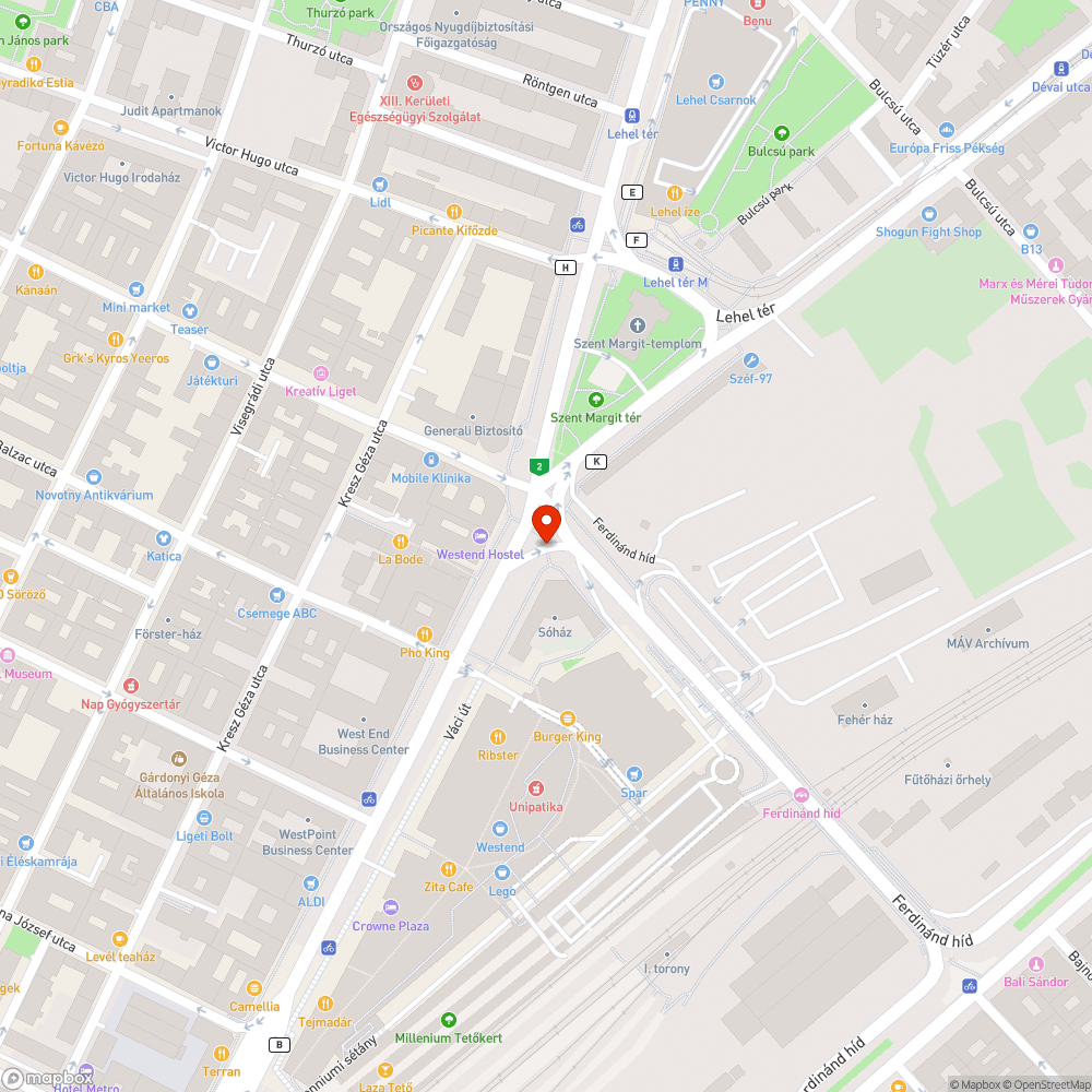 Rossz állapotú út bejelentés helye