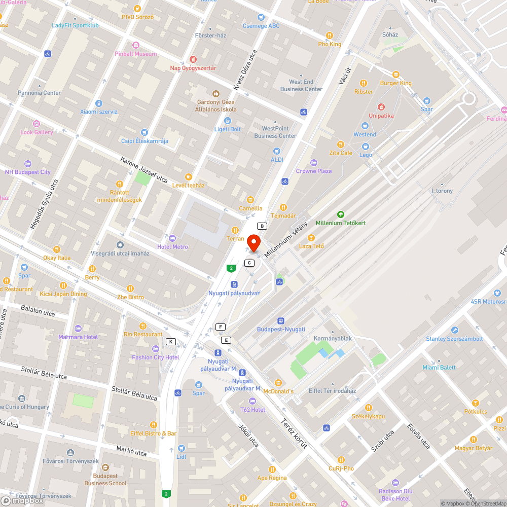 Több probléma a megálló környékén bejelentés helye