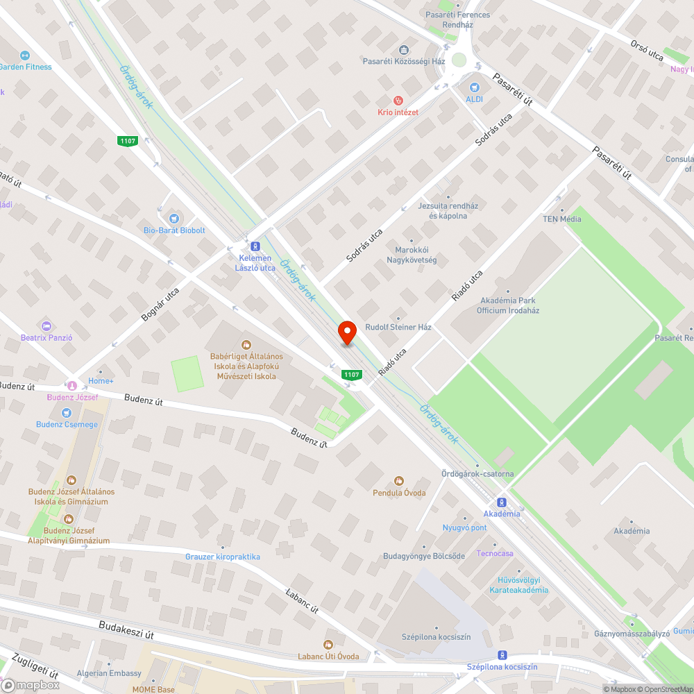 Trágár graffiti bejelentés helye