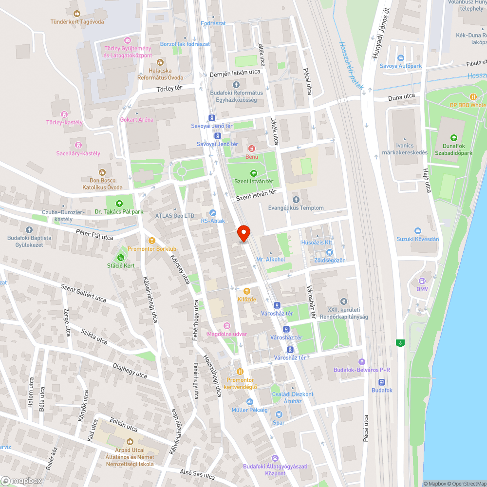 Hiányzó fák bejelentés helye