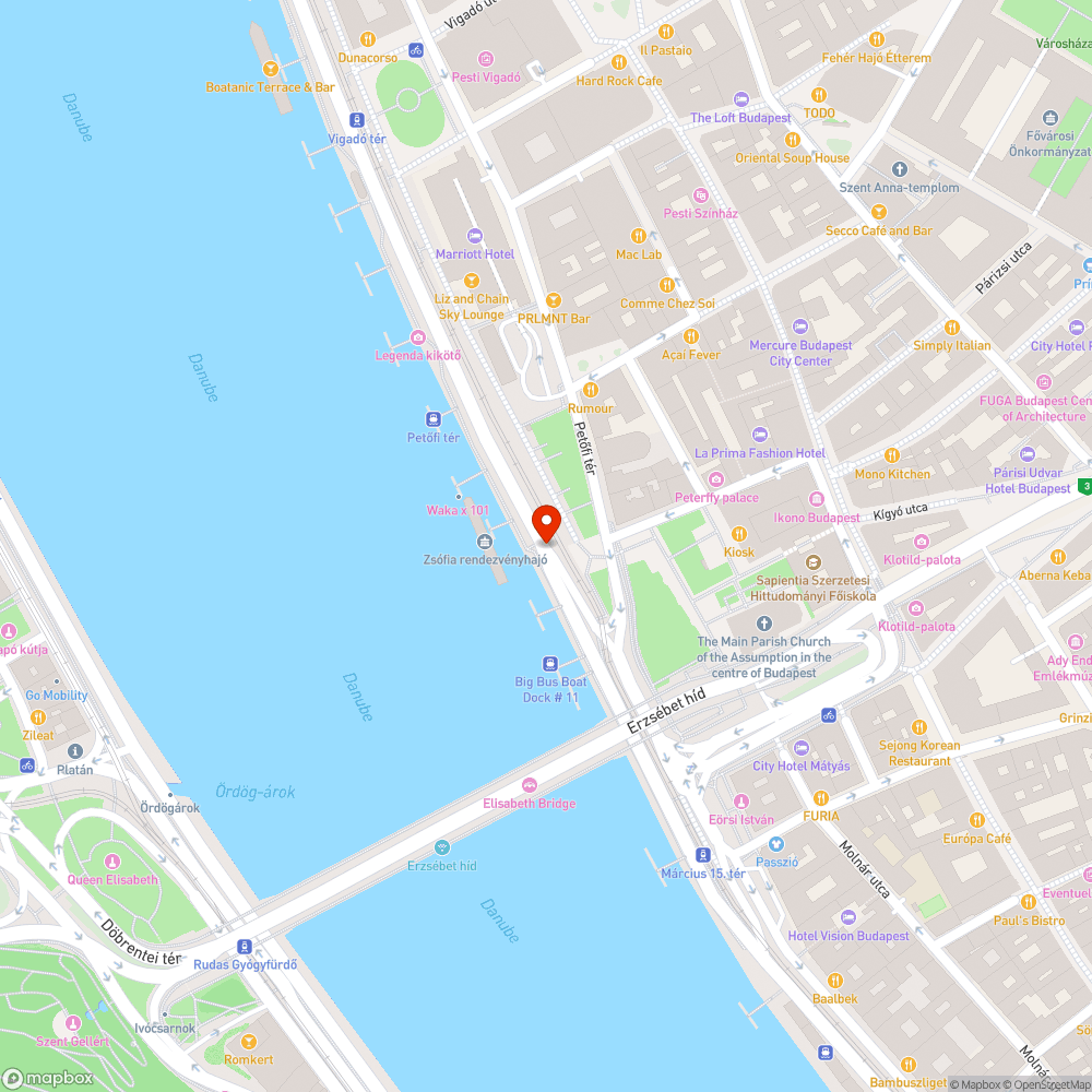 Lezárt rakpart újranyitása, időben! bejelentés helye