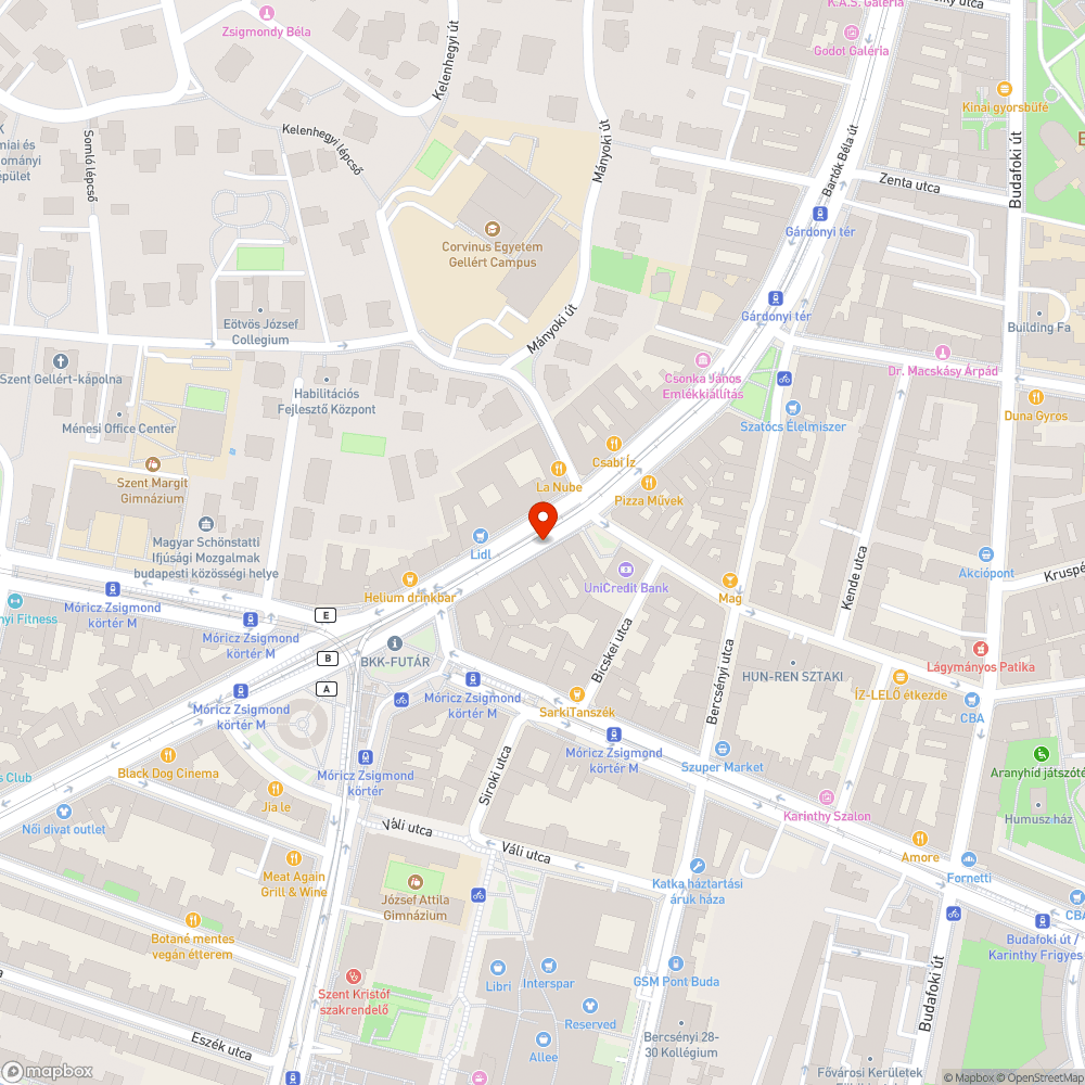 Ételmaradék és üvegtörmelék a bringasávokon bejelentés helye