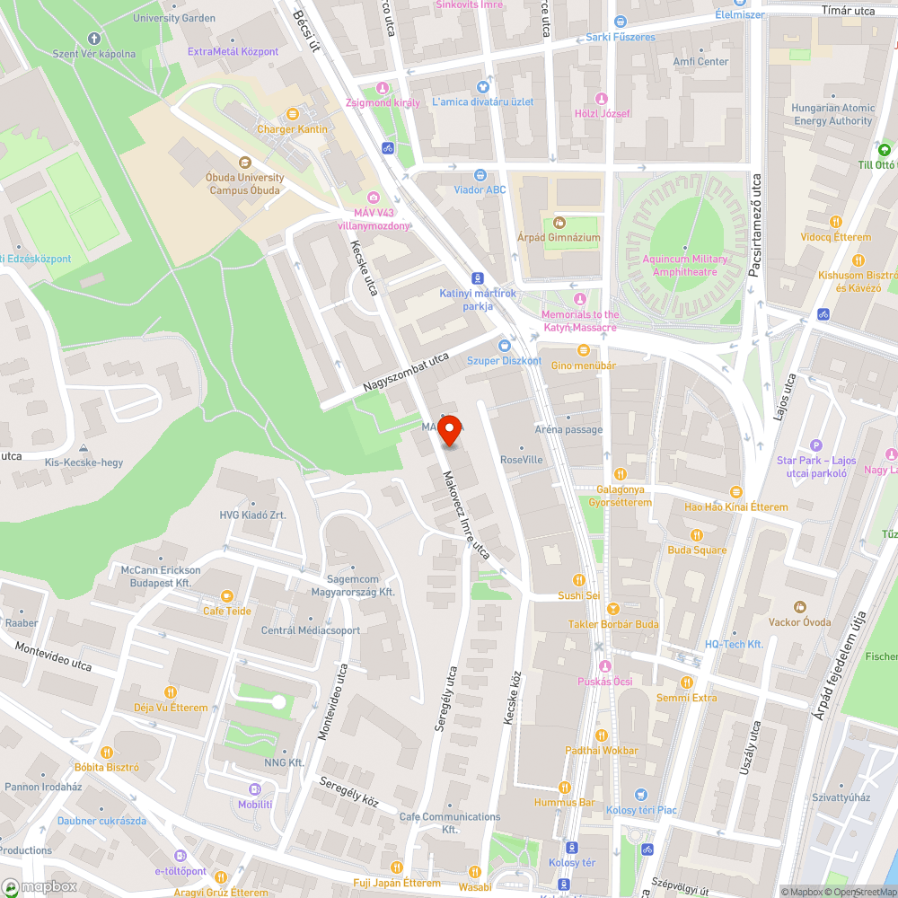 Rossz állapotú járda III. Makovecz Imre utca 19-21. bejelentés helye