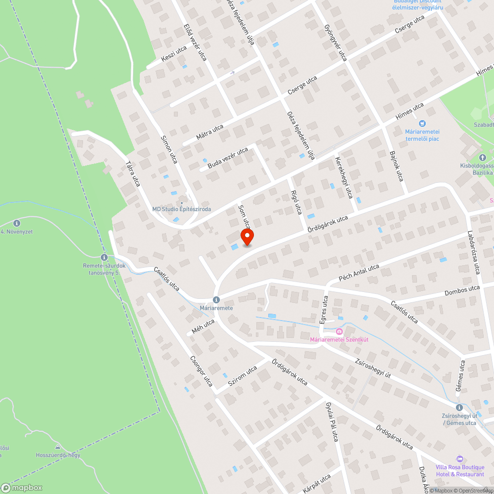 Eltűnő járdák, lépcsők és utca tábla bejelentés helye