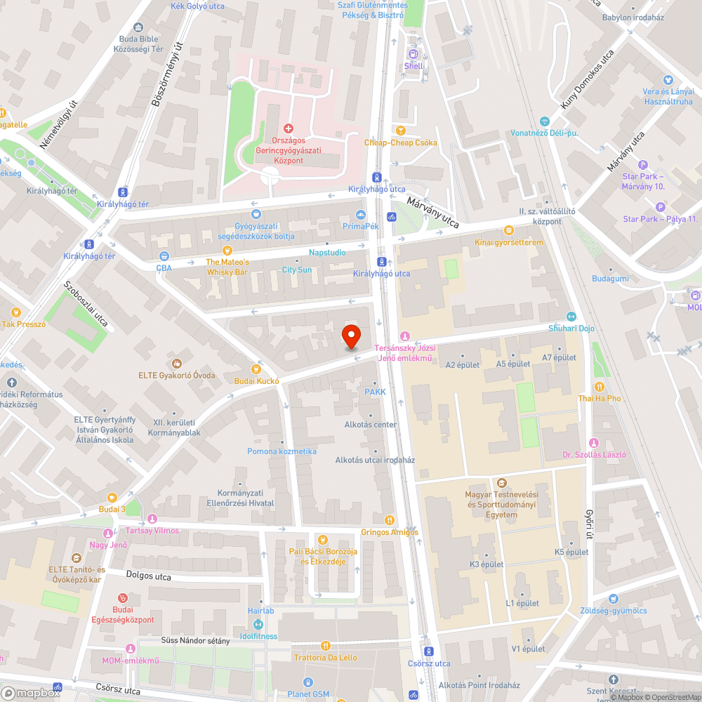 Sérült keret bejelentés helye