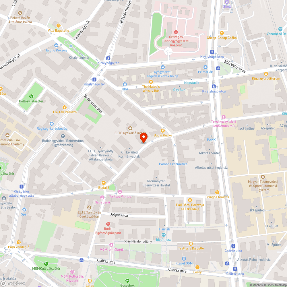 Hiányzó keret és sérült fedlap bejelentés helye