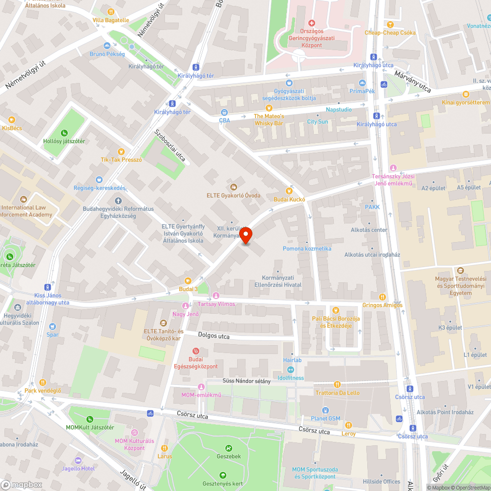 Hiányos keret bejelentés helye