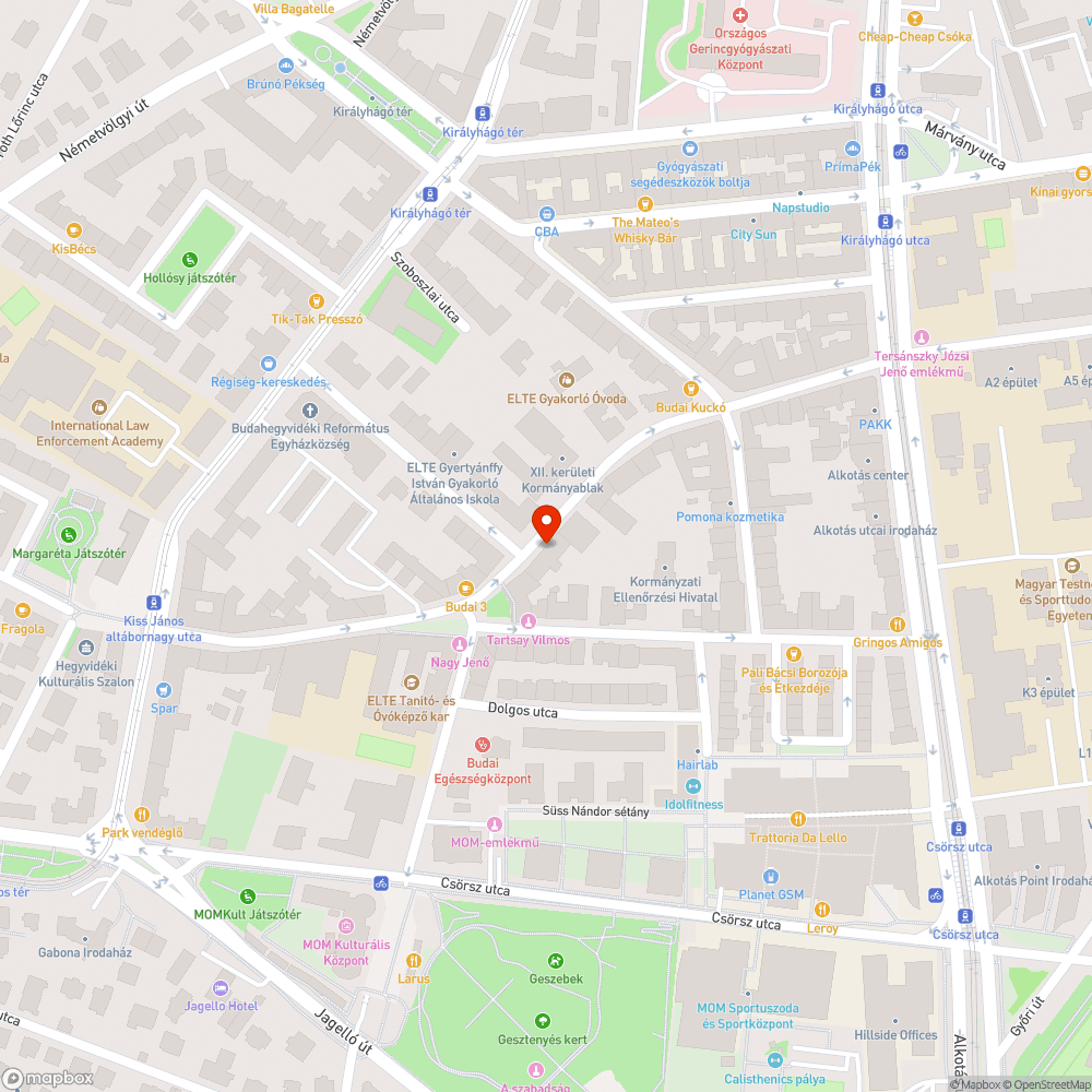 Sérült fedlap bejelentés helye