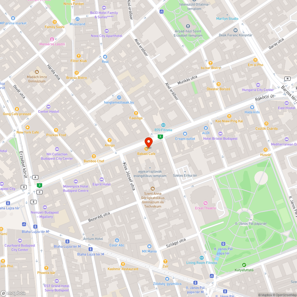 Tier roller E206 bejelentés helye