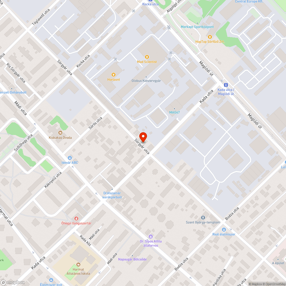 Elhagyott autók bejelentés helye