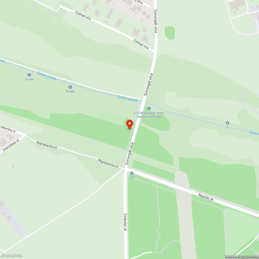 Kidőlt tábla bejelentés helye