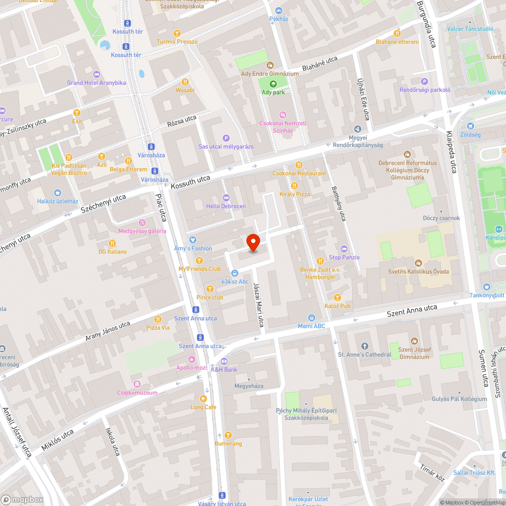 Jászai Mari tér bejelentés helye