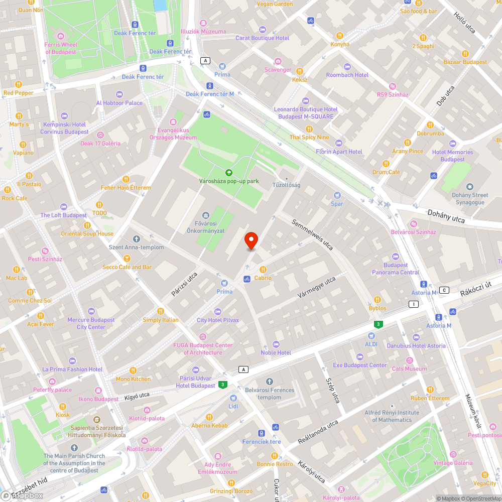 Szabálytalanul keskeny járda bejelentés helye