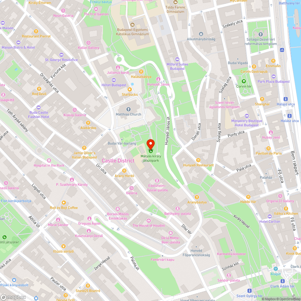 Mátyás király játszótér csap bejelentés helye