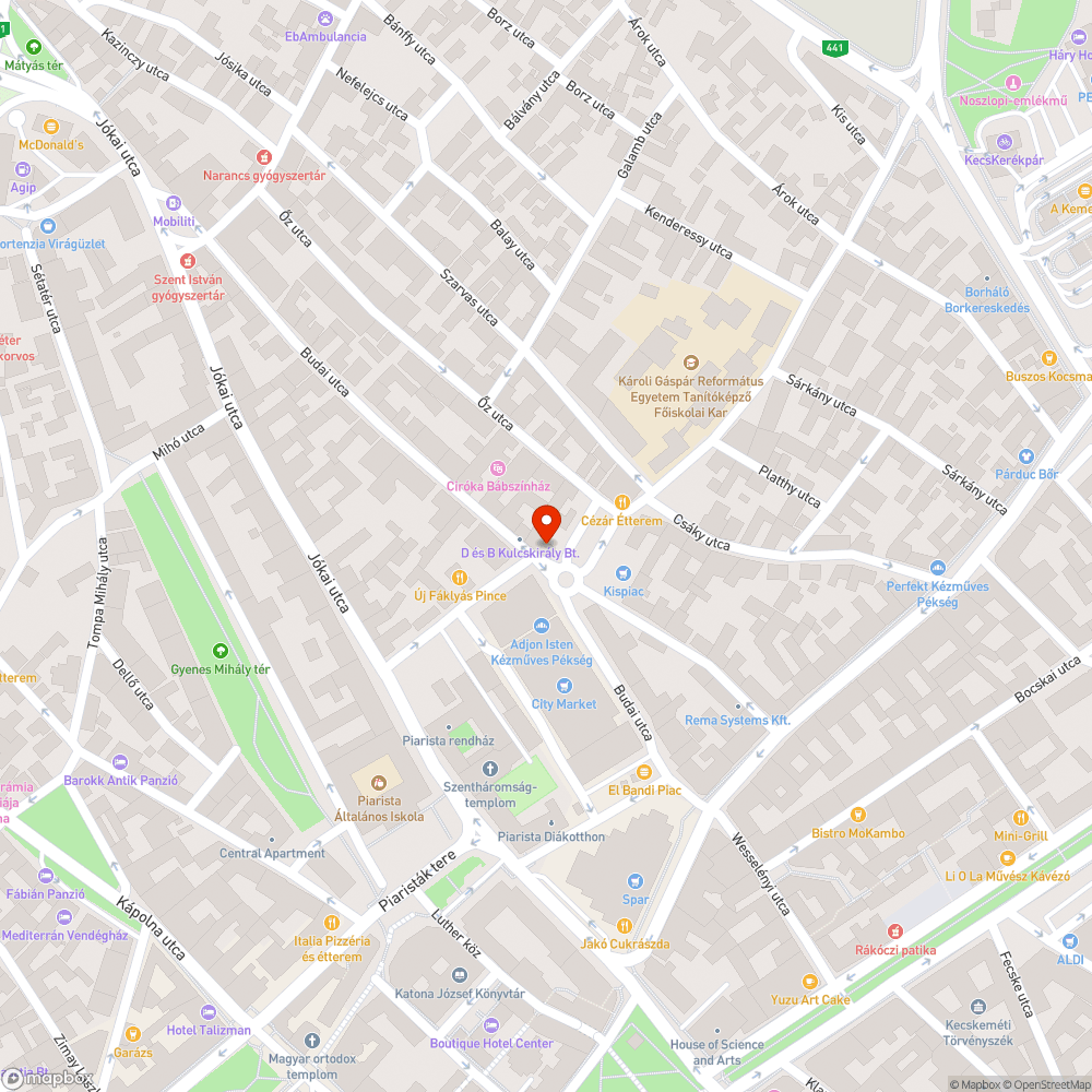 Üres fahely bejelentés helye