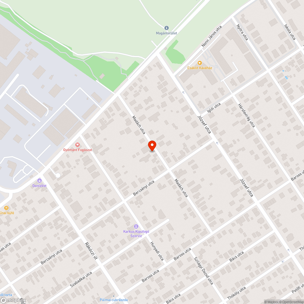 Jogosulatlan közterület-foglalás bejelentés helye