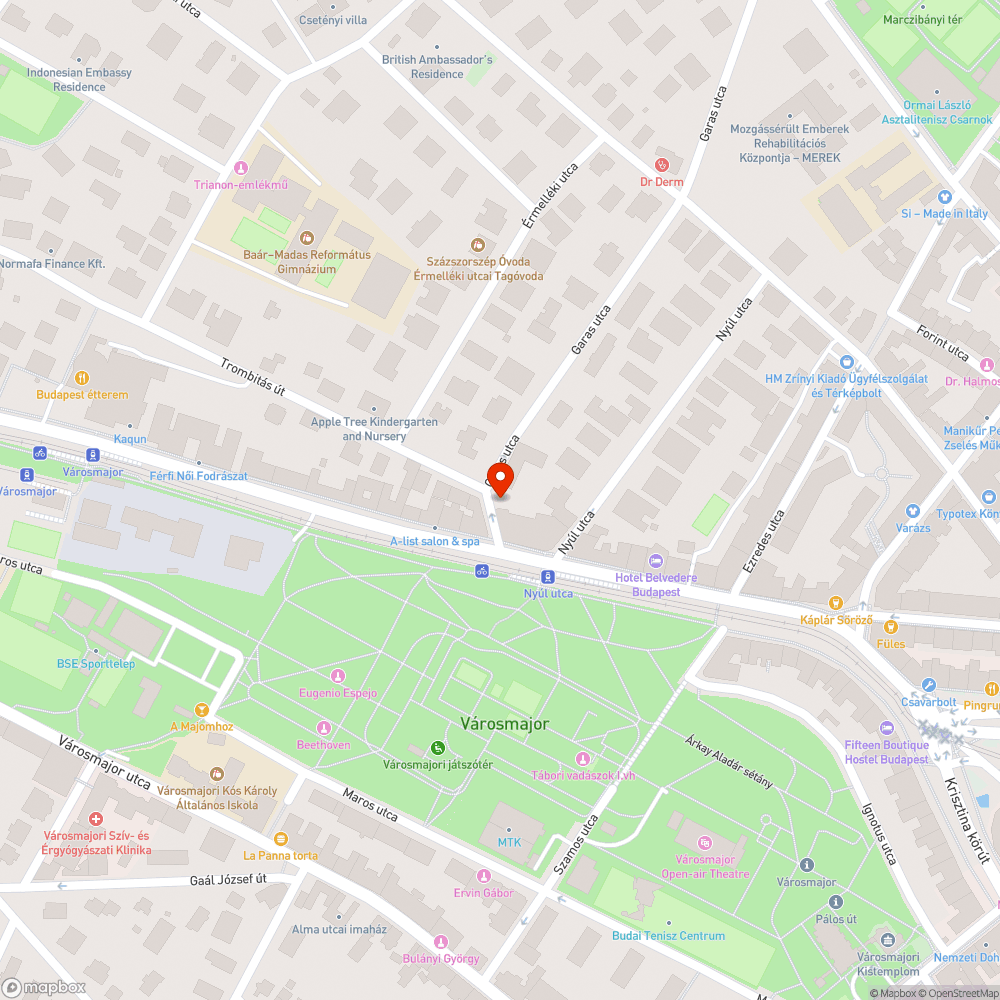 Sérült fedlap Garas bejelentés helye