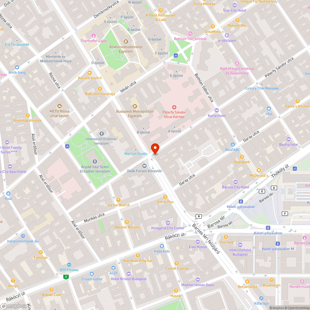 Kereszteződésben parkolás bejelentés helye