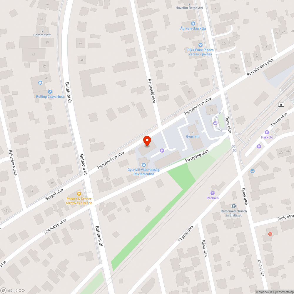 Rendszám nélküli elhagyott Suzuki Swift jármű bejelentés helye