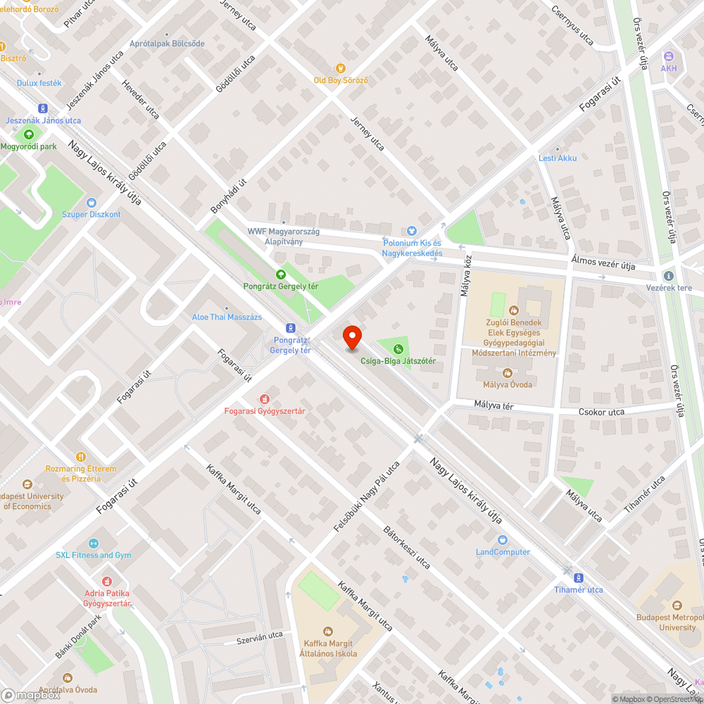 Hivatalból kivont, lejárt műszakis bejelentés helye