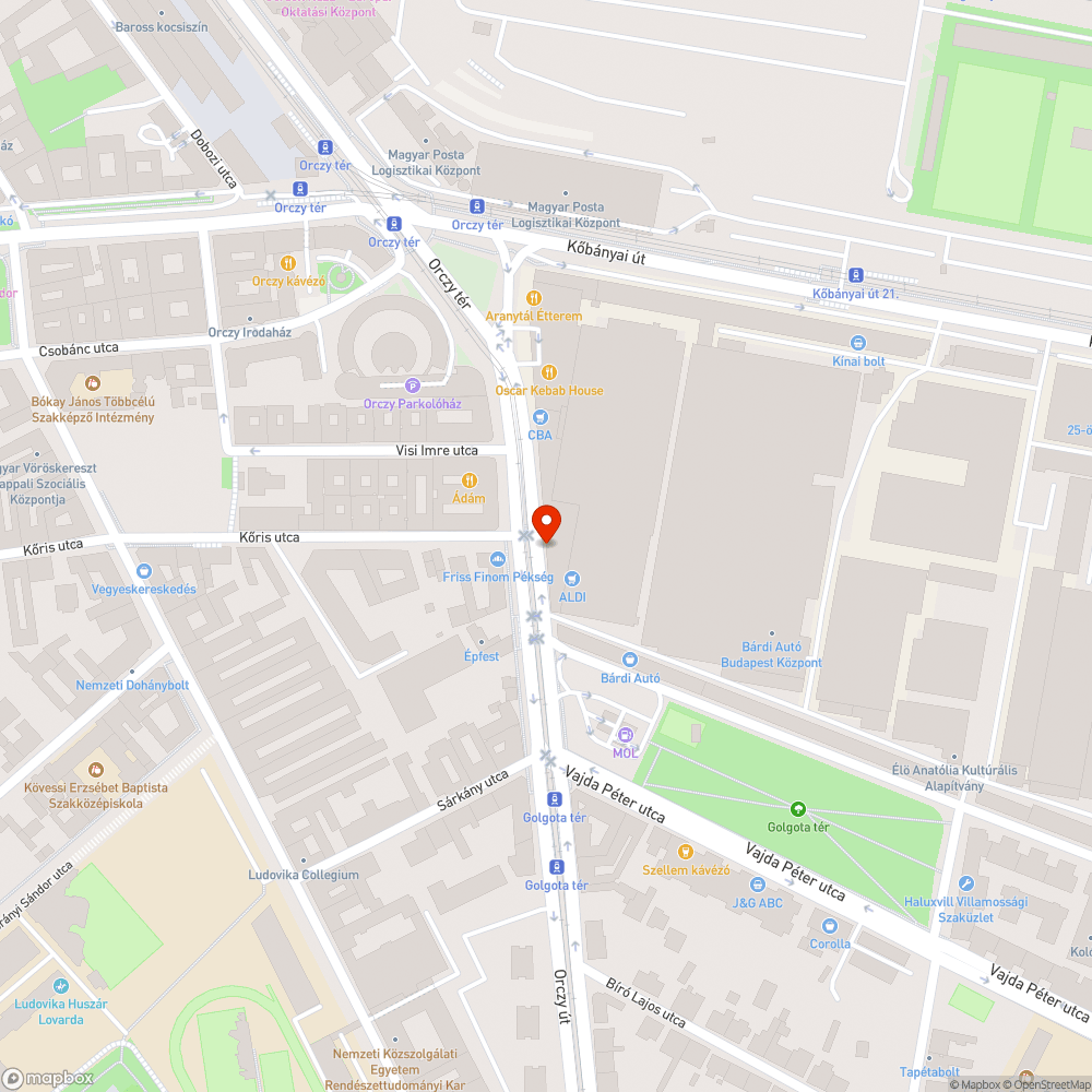 Hanyagul kihelyezett parkolásgátló korlát bejelentés helye