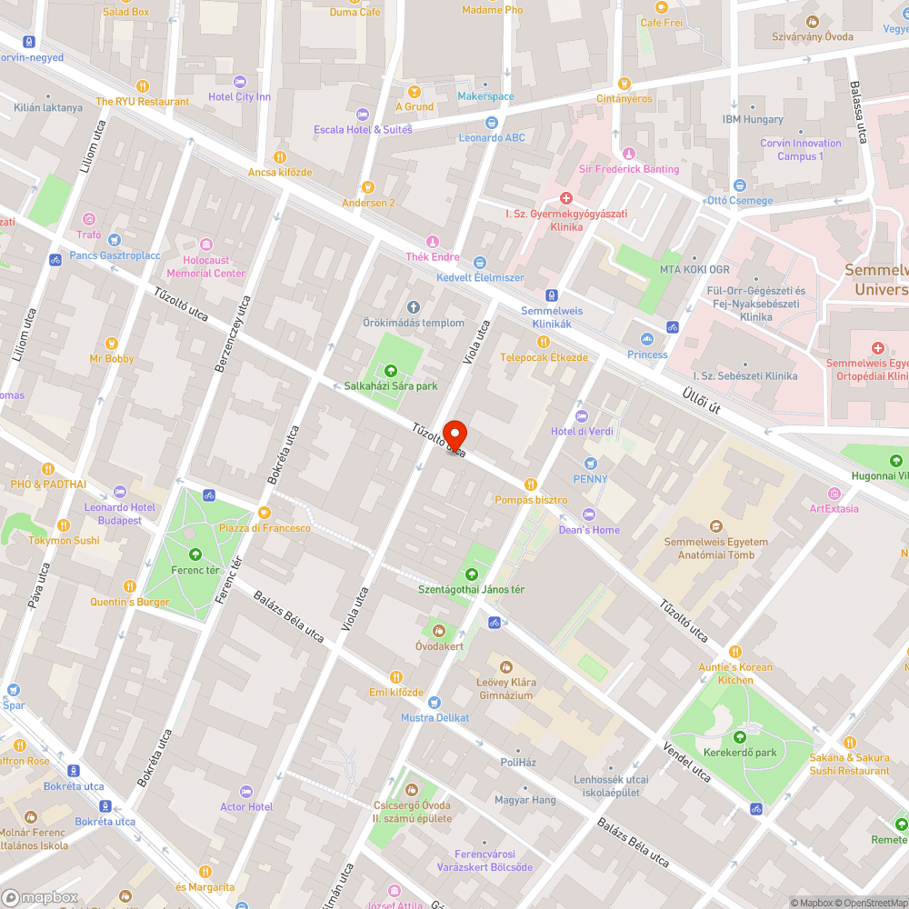 Elhagyott autó bejelentés helye