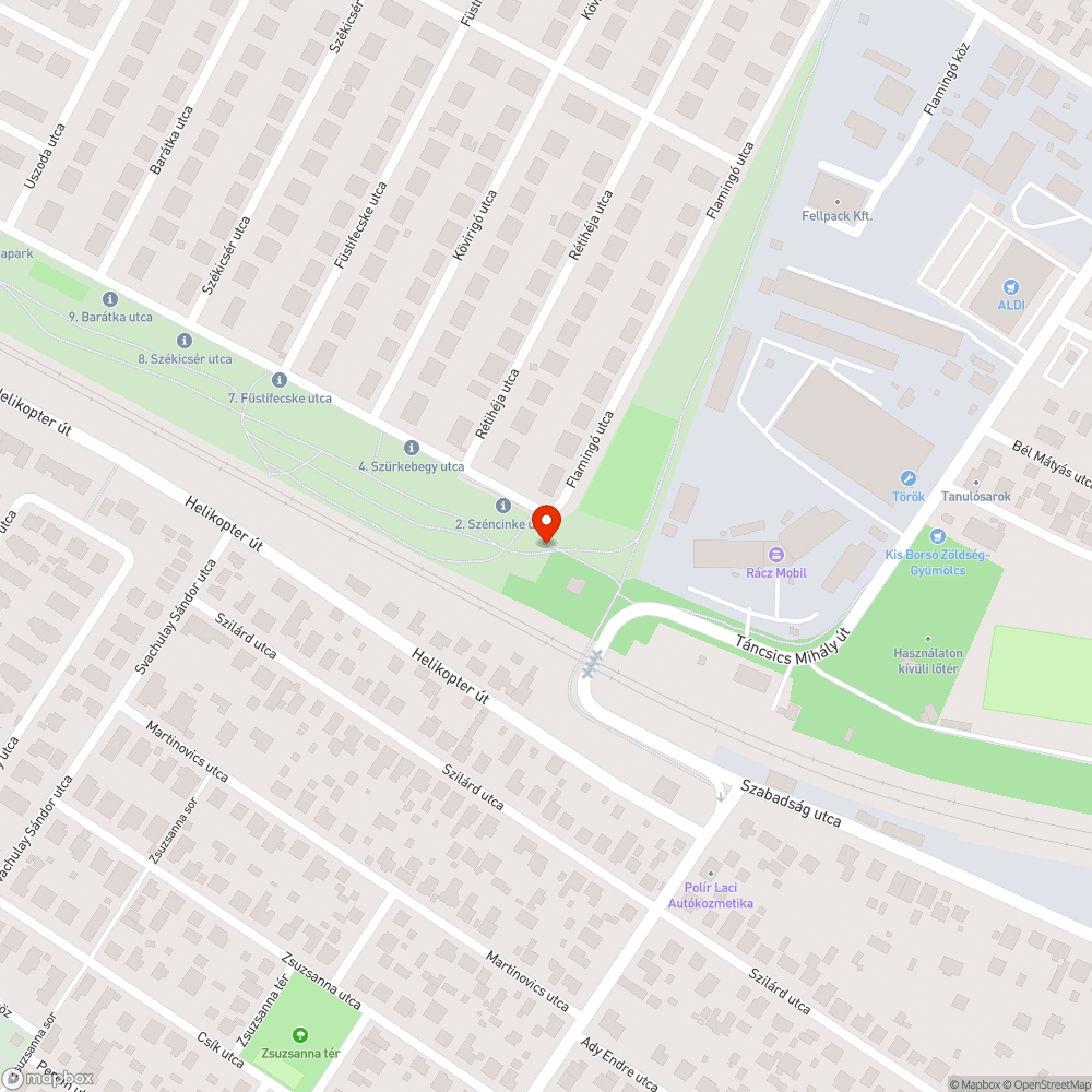 Döglött sün a járda mellett. bejelentés helye