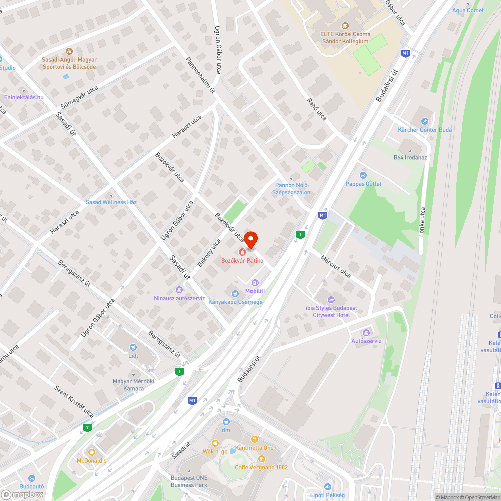 Felfestés a járdán és az úttesten bejelentés helye