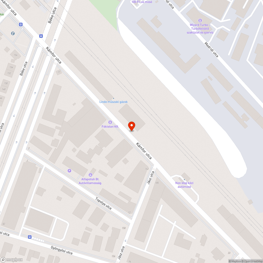 Púp a gyalog- és kerékpárúton bejelentés helye