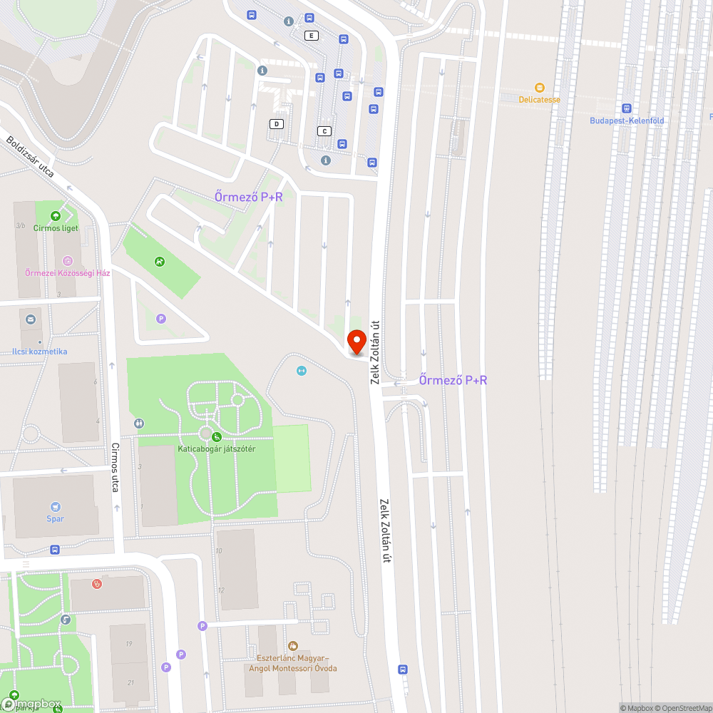 Nem akadálymentes járda bejelentés helye