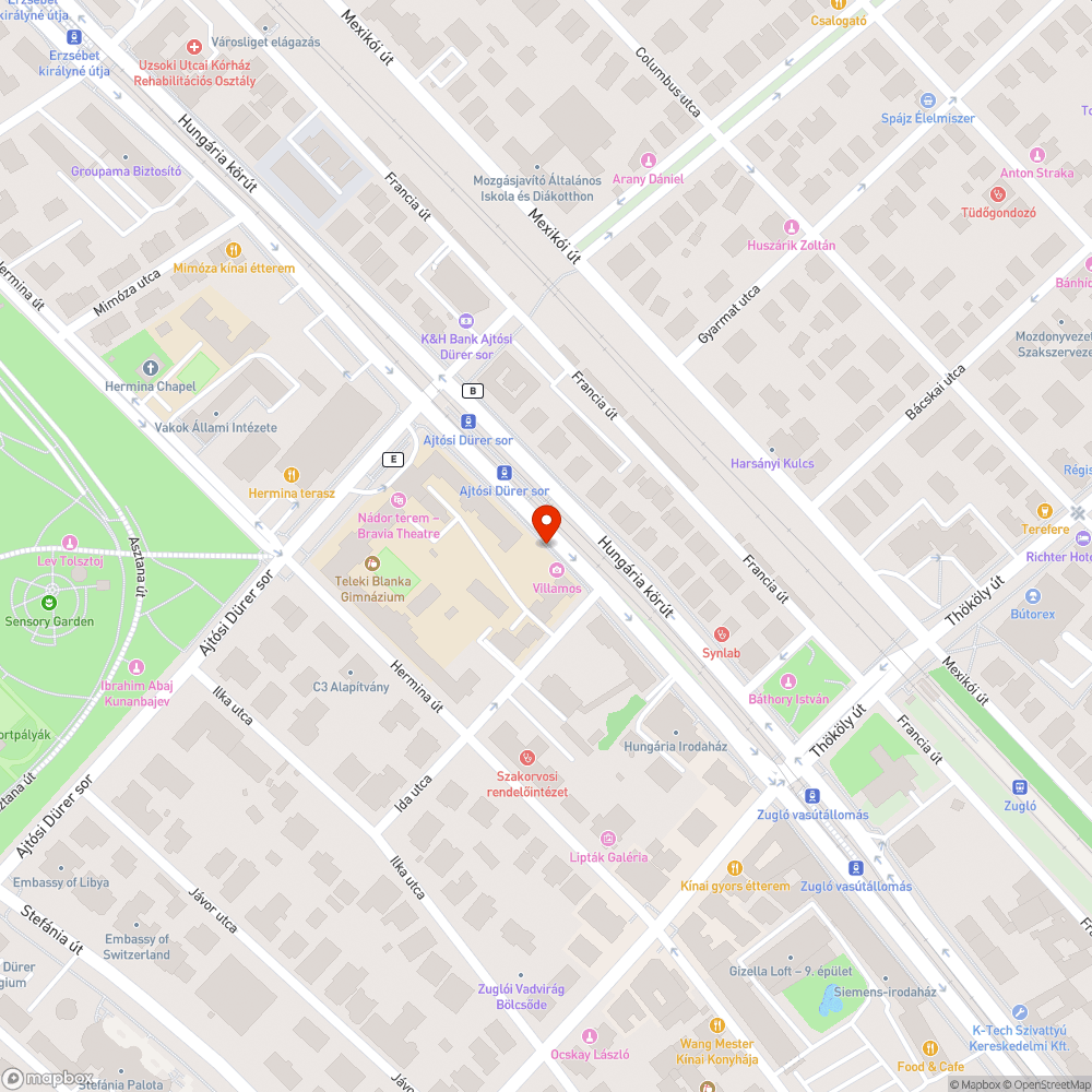 Üres fahely bejelentés helye