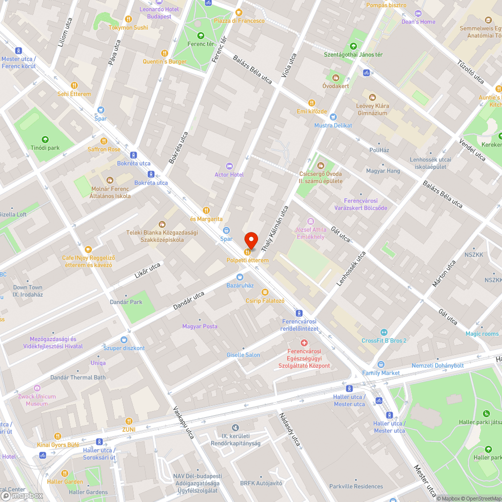 Zebra hiánya bejelentés helye