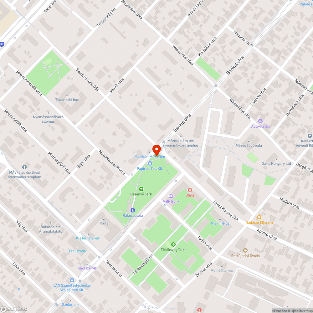 Gyökér felnyomta a betont bejelentés helye